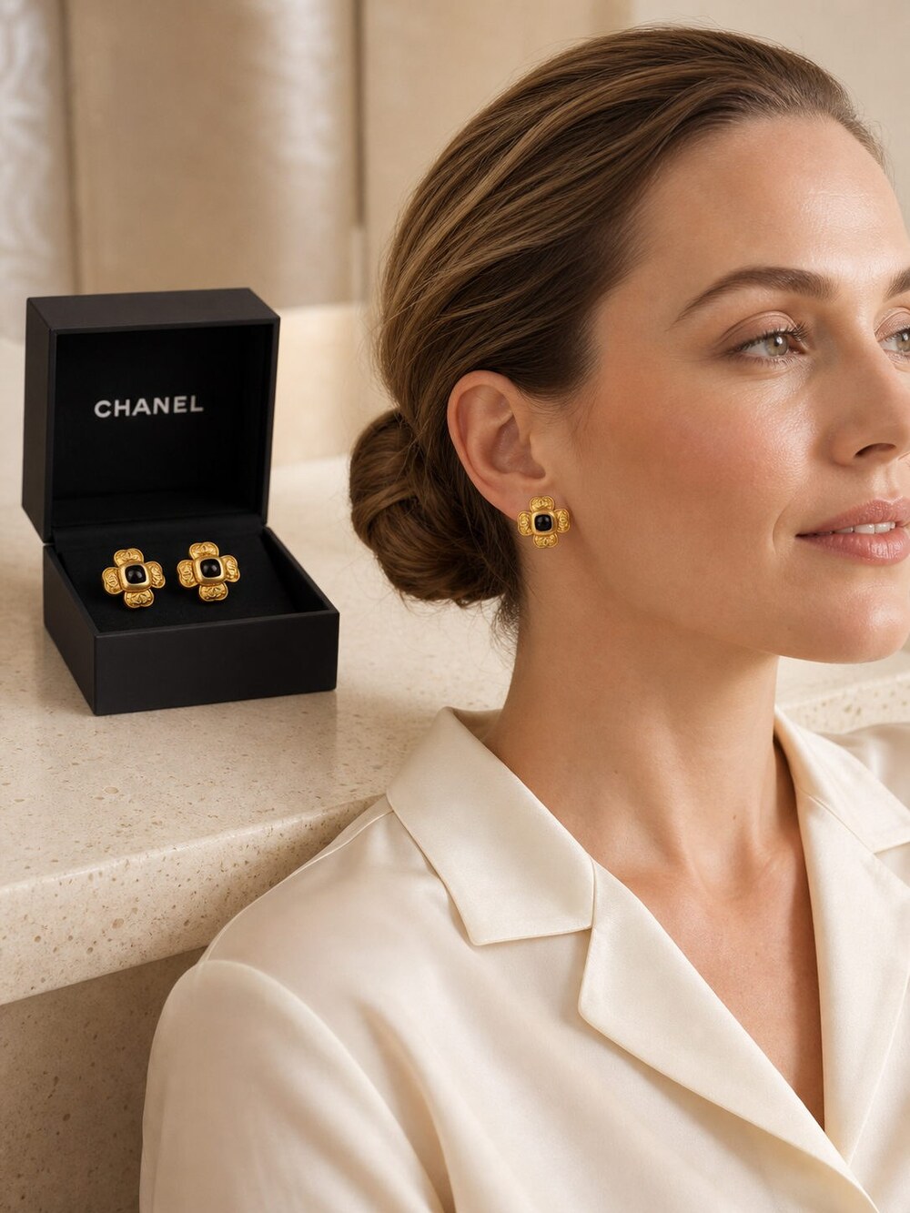 CHANEL Classic Parisian Earrings Style 1 | New with Box - Picture 9 of 9